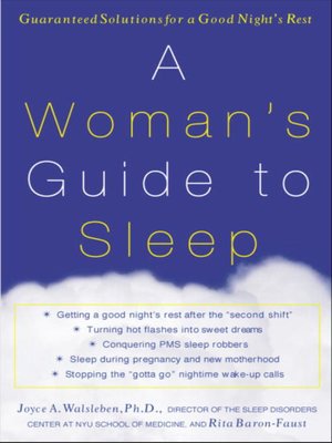 cover image of A Woman's Guide to Sleep